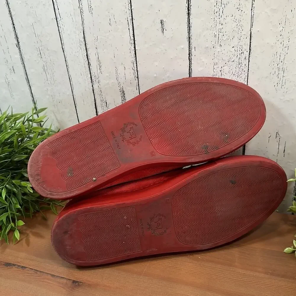 Del Toro Men's Red Suede‎ Chukka Sneaker Size 11